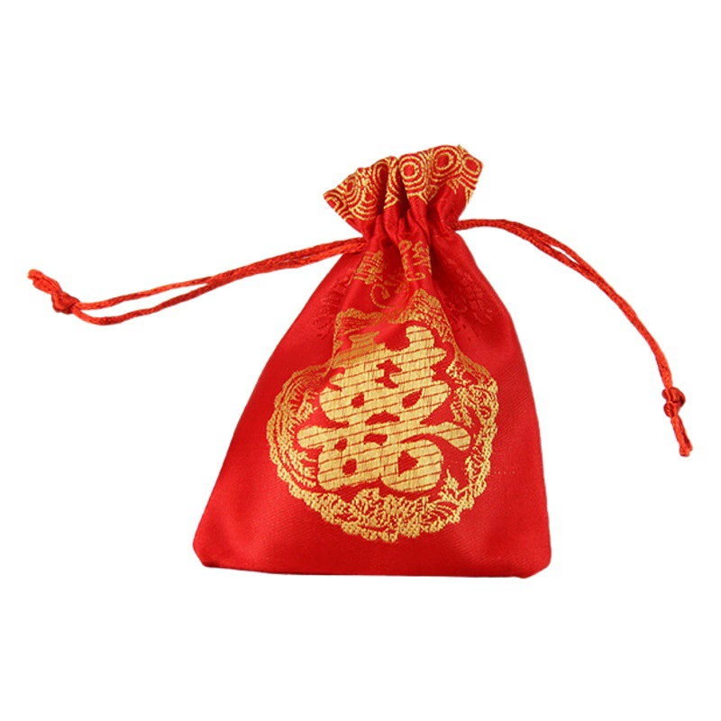 Благовонная ткань (брокад) для свадебных подарков, красная сумка-сюрприз, подарочная сумка, свадебная сумка для яиц, свадебная коробка для конфет, квадратная форма