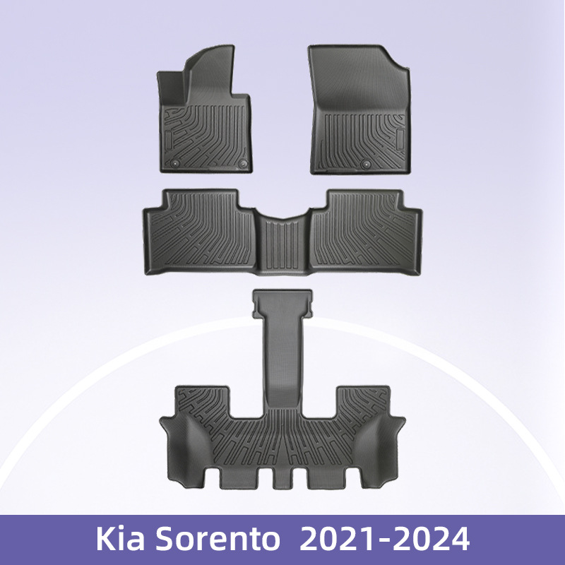 Para Kia Sorento Combustible 2021 - 2024 3D TPE cojín de respaldo para automóviles