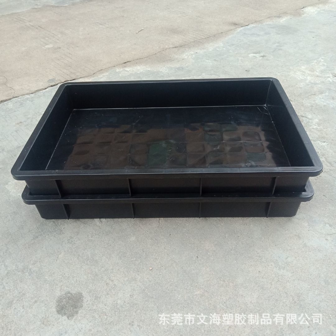 现货静电塑料方盘周转箱 元件盒零件收纳箱加厚多规格供应可烫字