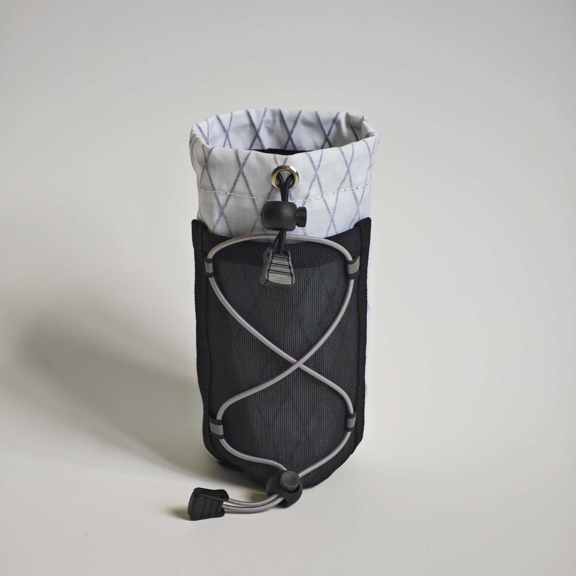 X-pac water bottle bag-white (gray rope)