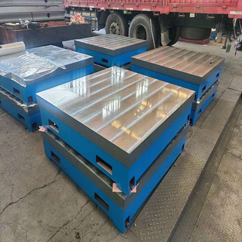 供应铸铁平板1000-8000划线检验焊接研磨T型槽平台机床工作台厂家