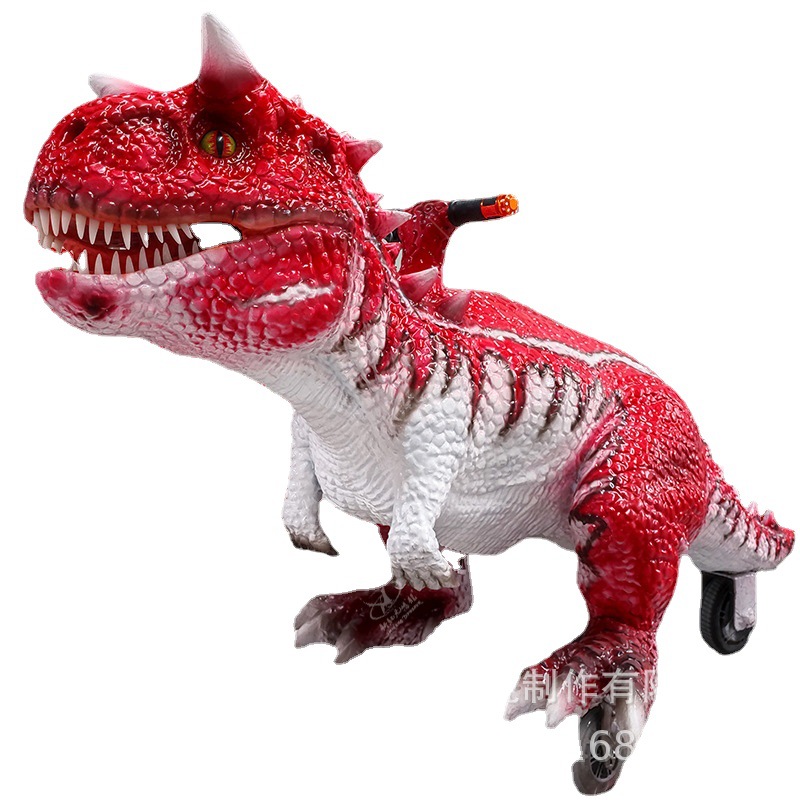 simulación de dinosaurio coche eléctrico torsión dragón montar coche eléctrico modelo animal montar dinosaurio antiguo equipo de bicicleta