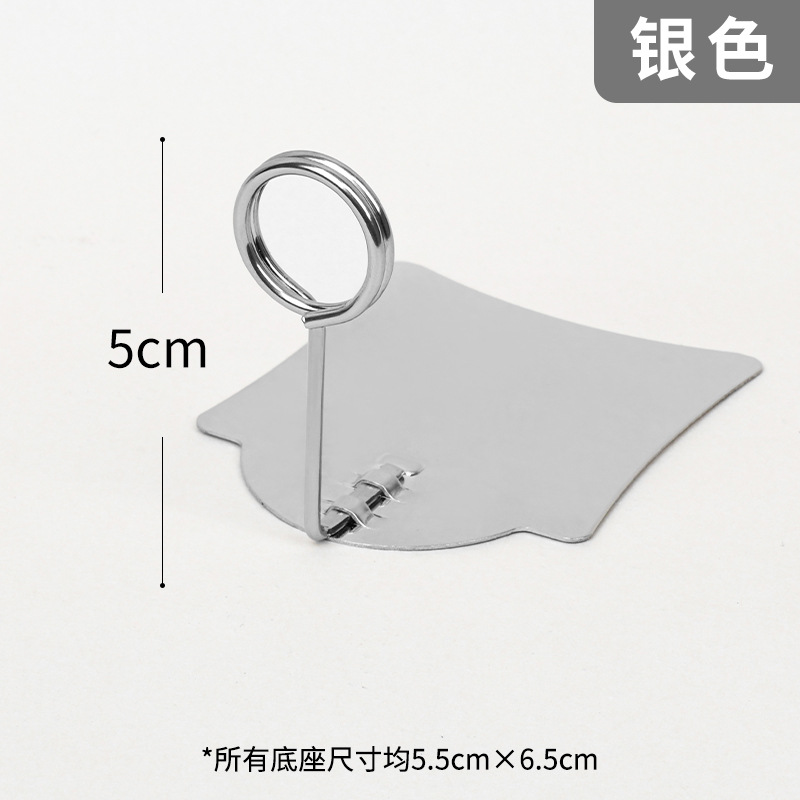 金属价格牌标价牌夹子立牌可擦写超市活动促销手写标签牌菜牌商品