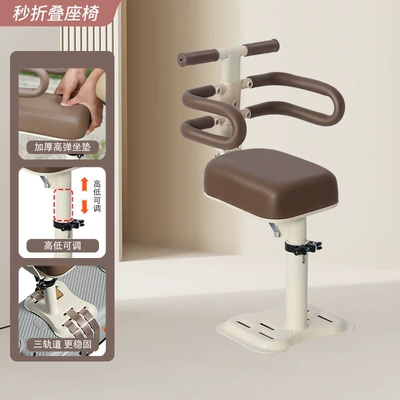 for children and babies, Motorcycle child seat - foldable-rotatable-and-adjustable-seatwhite-coffee-color-armrests-guardrail
