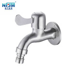 工程款304不锈钢洗衣机龙头阳台拖把池4分尖嘴快开铜芯拉丝水龙头