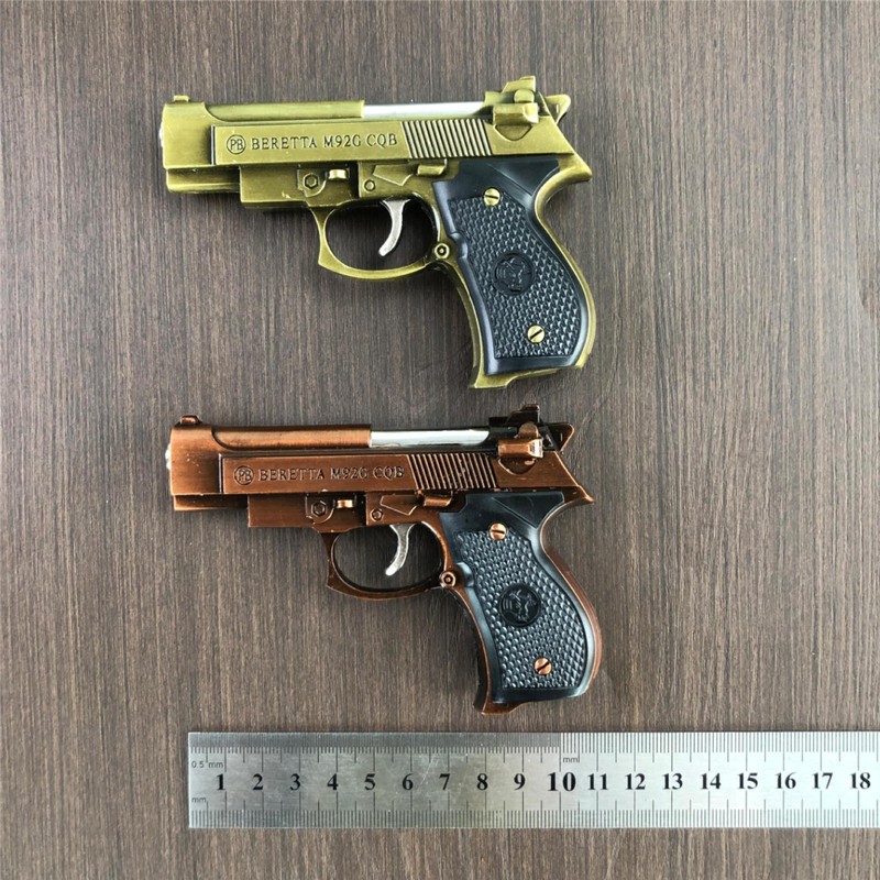 模擬合金モデルおもちゃレザーケースリボルバーは発射できず、音だけを聴くことができます子供時代のノスタルジックなおもちゃの銃卸売|undefined