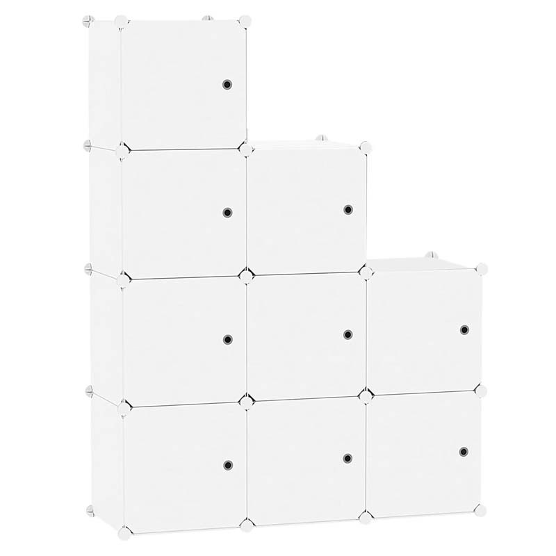 Blanco 9 cuadrículas con puerta