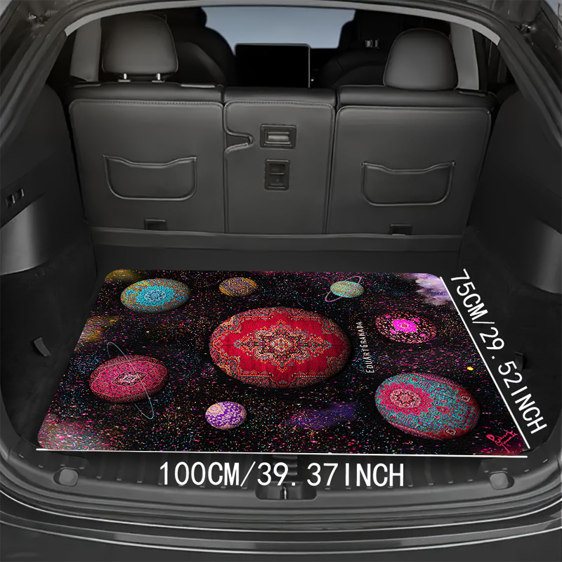 Cross-border 3D vision car decoration trunk full mat non-slip dirt-resistant car mat easy to care floor mat wholesale