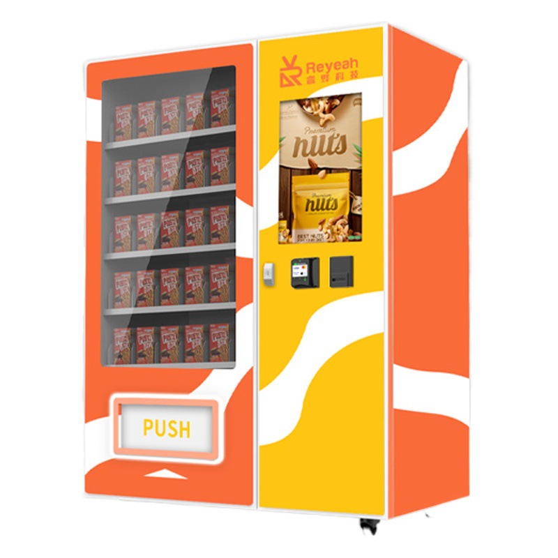 Comercio exterior AI máquina expendedora automática no tripulada comercial Sistema de idioma extranjero máquina expendedora tarjeta de pago que funciona con monedas fabricante