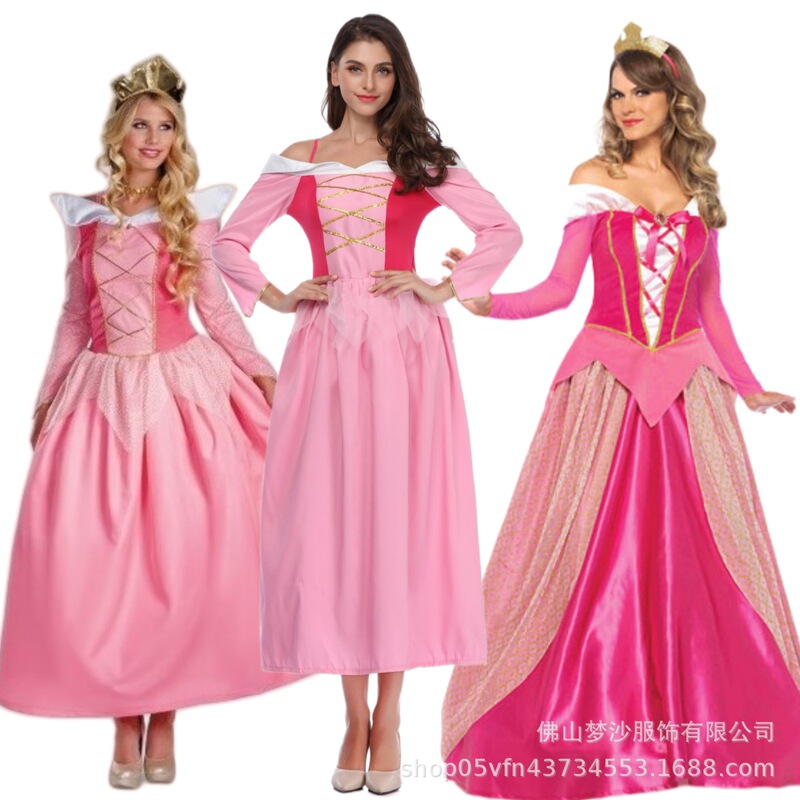 Halloween Costume Grimm Fairy Tale Sleeping Beauty Aurora Princess Dress Theme Party Performance Costume Cosplay Costume Halloween Costume Grimm Fairy Tale Sleeping Beauty Aurora Princess Dress Theme Party Performance Costume Cosplay Costume