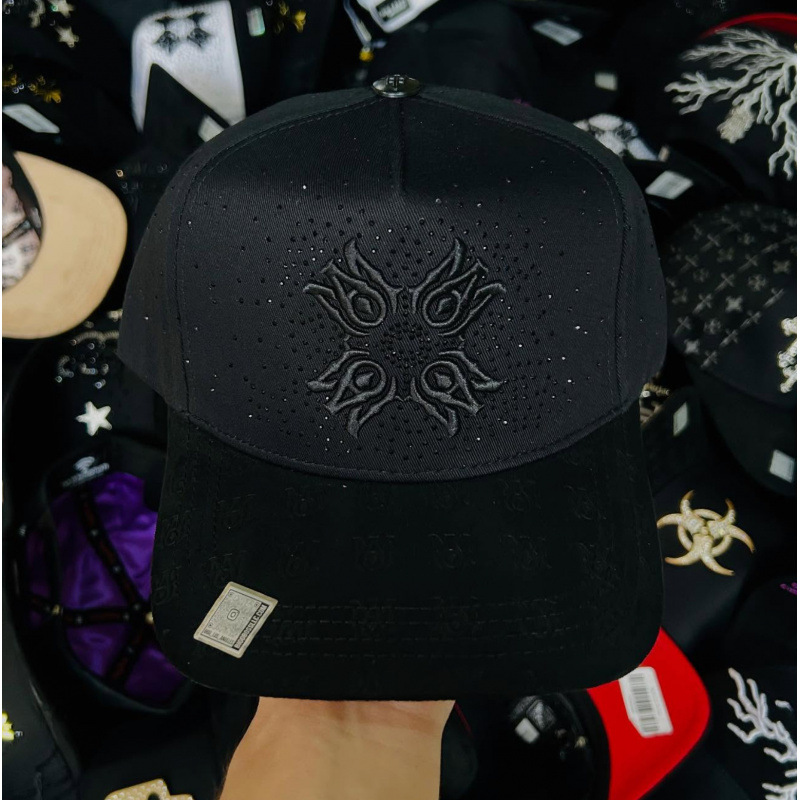 Tendencia transfronteriza hip hop Dandy Dandy sombrero con letras de diamante sombrero de pato doblado a lo largo del sombrero de béisbol image 194
