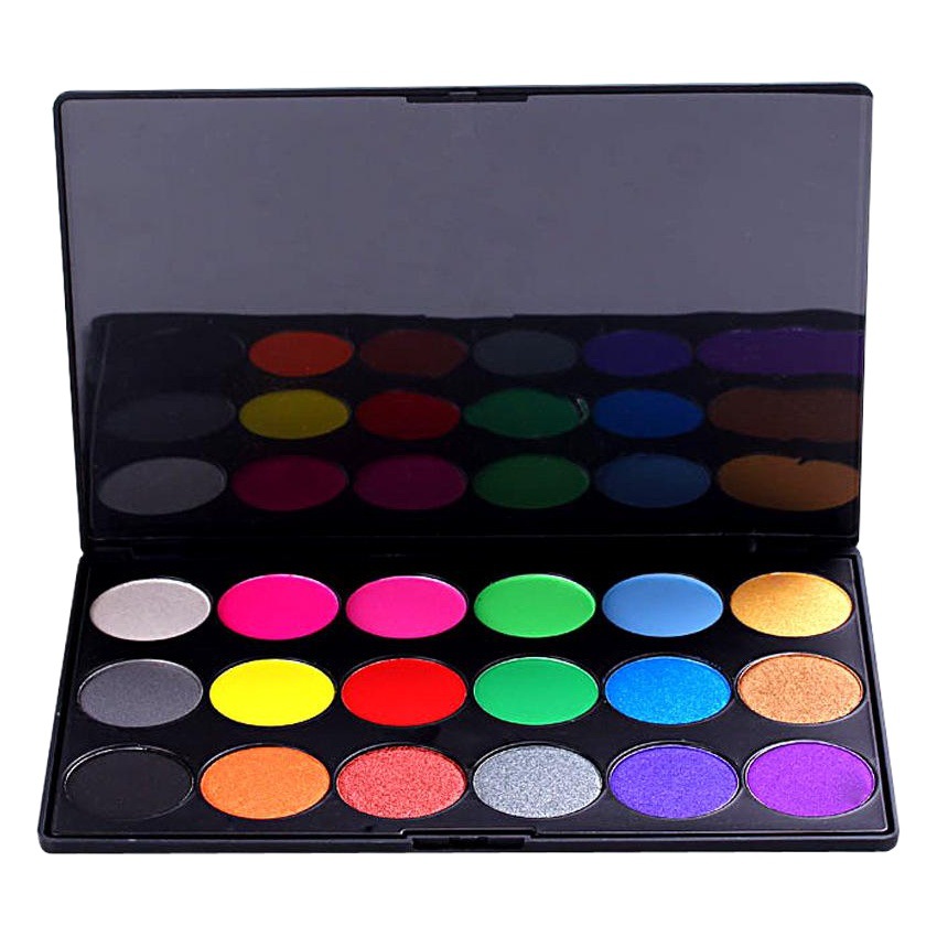18-Color Eyeshadow Palette Matte Pearlescent Glitter Eyeshadow Stage Performance Makeup School Studio Special Makeup Palette
