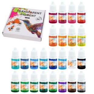 24ɫ�ߝ�sˮ��ͨ����ɫ��5ml͸��ɫ��diyˮ�����z�{ɫ�ز���