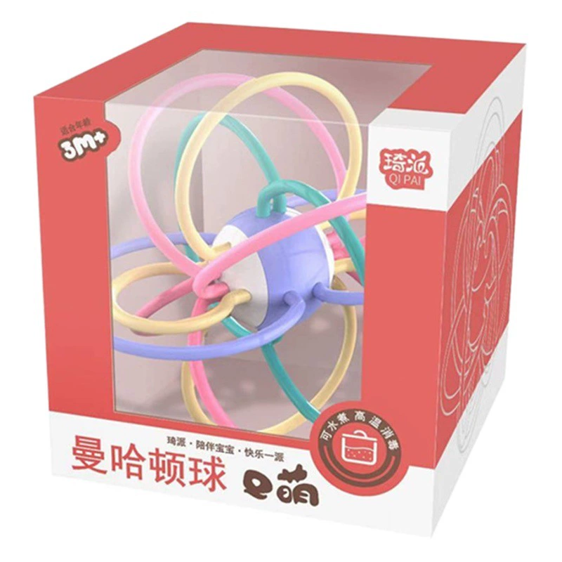 Детский Прорезыватель Manhattan Ball 3-6-12 месяцев Детский Прорезыватель палочка рука мяч укус музыка погремушка кровать колокольчик Игрушка