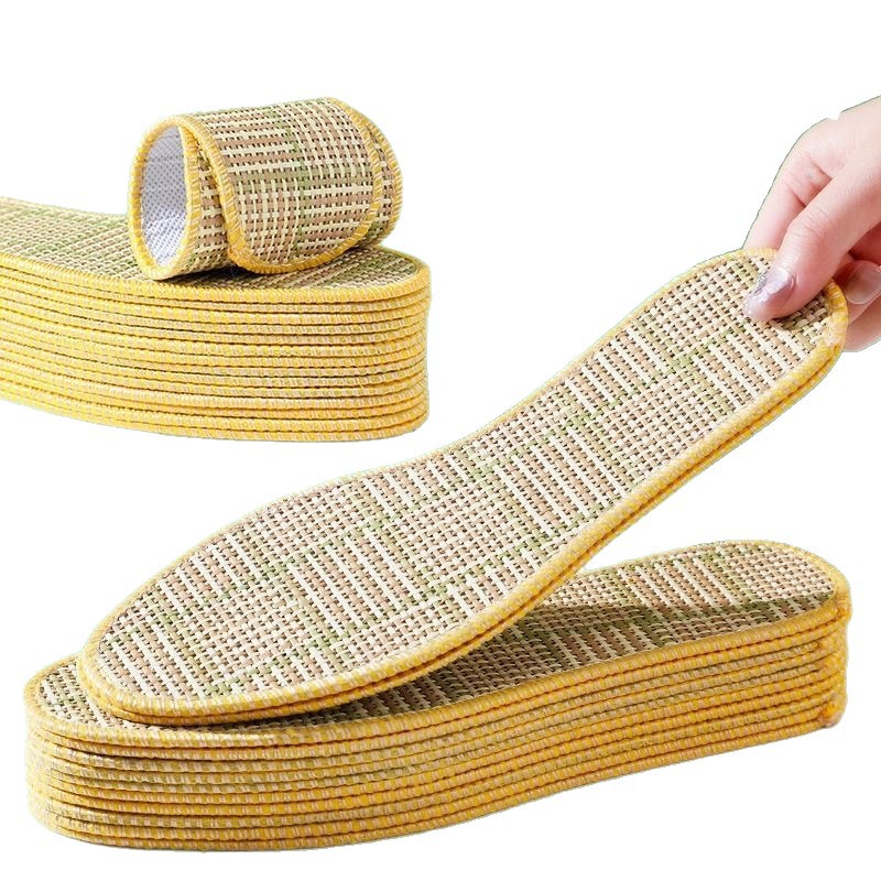 Plantilla de estera de generación de cabello de una pieza para hombres y mujeres desodorantes, tejido de verano, fresco, transpirable, absorbente del sudor, plantilla deportiva ligera al por mayor