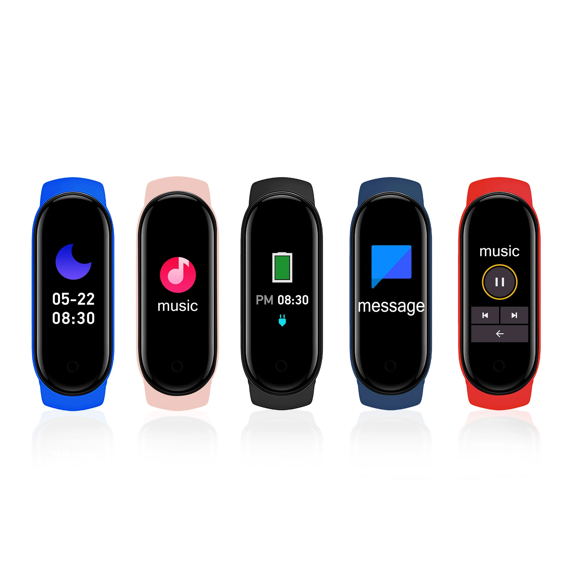 Умные часы, фитнес-браслет, отслеживание пульса, измерение давления, Bluetooth