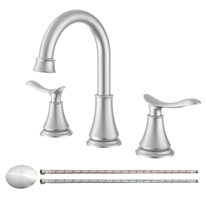 Cross-Border Foreign Trade American-Style Split-Type Basin Faucet Bathroom Vanity Sink Double-Handle Hot and Cold Water Faucet