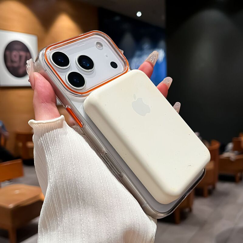 简约高透亚克力适用苹果17手机壳透明超薄iPhone16promax防摔硬套|undefined