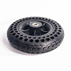 7-inch 7x1 3/4 Electric Wheelchair Front Wheel 7x2 Airless Honeycomb Solid Tire Assembly Complete Wheel Set