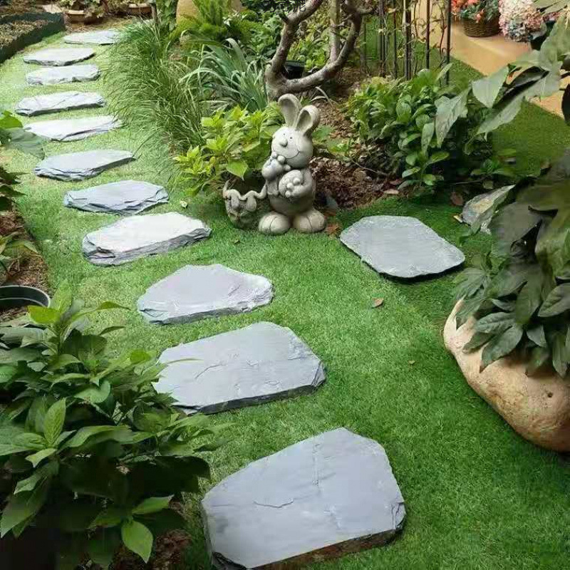 Blue stone slab step stone courtyard outdoor garden landscaping paving stone anti-slip wear-resistant natural stone engineering building material