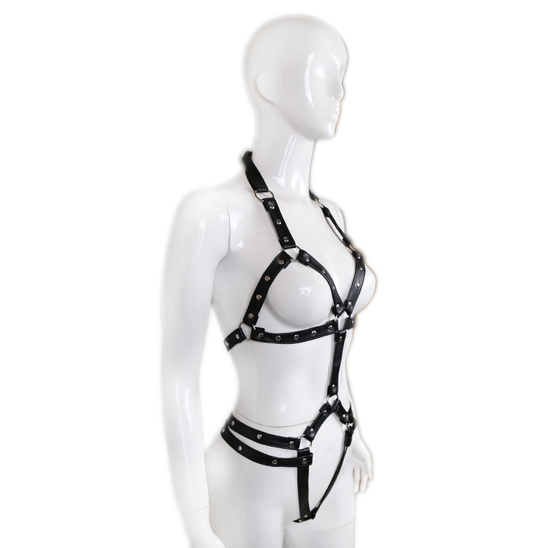 Tienda de fábrica al por mayor juguetes sexuales sexy ropa interior de cuero ropa de rendimiento pu reina traje juguetes alternativos coqueteo