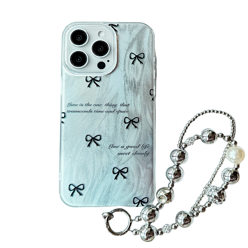 Suitable For Samsung Phone Case, S26 Ultra Feather Fabric, S25FE Bow, S24plus Protective Cover, S23 New Model_voghion.com