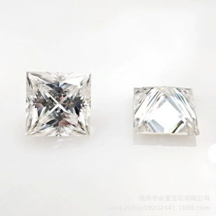 Factory Direct Sales of D Color Square Moissanite Loose Stones for Nail Art Jewelry and Inlay Stones