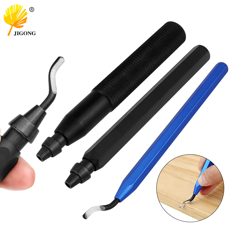 去毛边废边修边刀 手动去内孔毛刺刮刀 修边刀柄刀头倒角修边工具