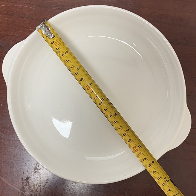 Plato de porcelana blanca de magnesio para salteados, plato para pescado al vapor, plato de forma irregular, plato para hotel, plato para vaporizar con doble asa, plato para abulón, vajilla especial.