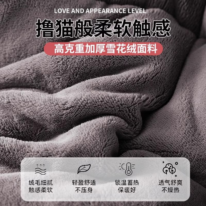 Mantras de invierno gruesas mantas de cordero edredón de invierno edredón de coral edredón de peluche