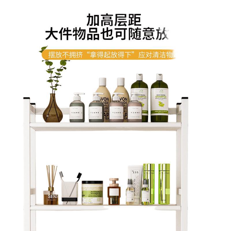 Nuevo inodoro de baño inodoro estante de almacenamiento cubierta de flip-up estante de hierro de flip-up piso multicapa sin agujeros multifuncional