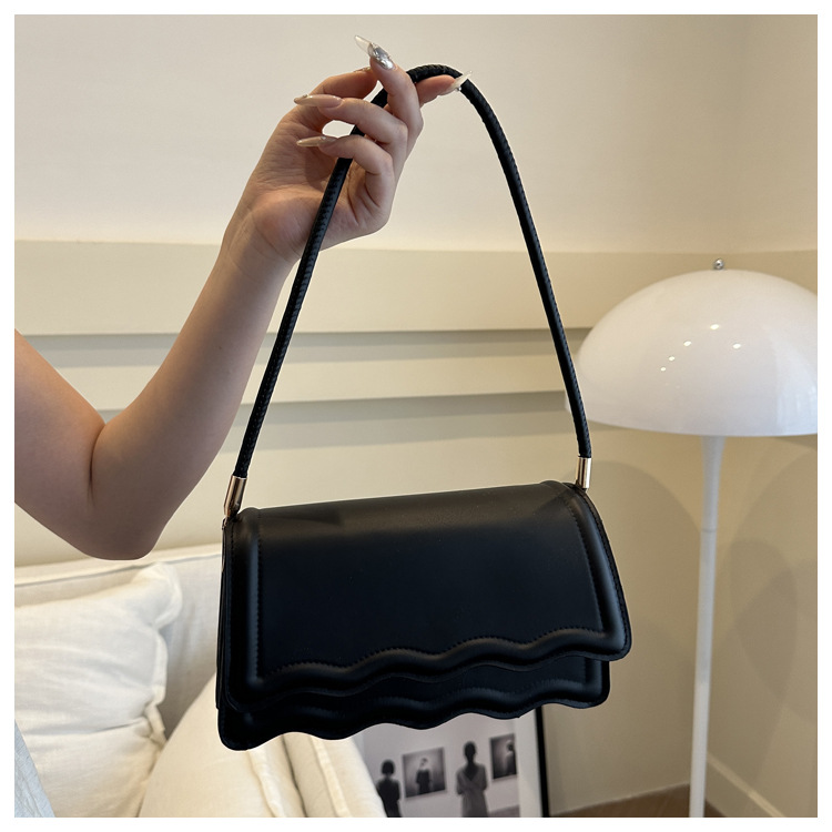 Populær mode armhule firkantet 2024 sommer ny koreansk version enkelt skulder håndtaske lille frisk dametaske_voghion.com