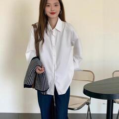 法式长袖白色衬衫外套早春新款宽松小众白衬衣设计感上衣春秋女装