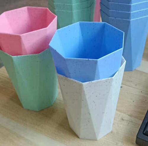 Diamond Cup Geometric Cup Toothbrush Cup Creative Mouthwash Cup Plastic Cup Washing Cup Wholesale