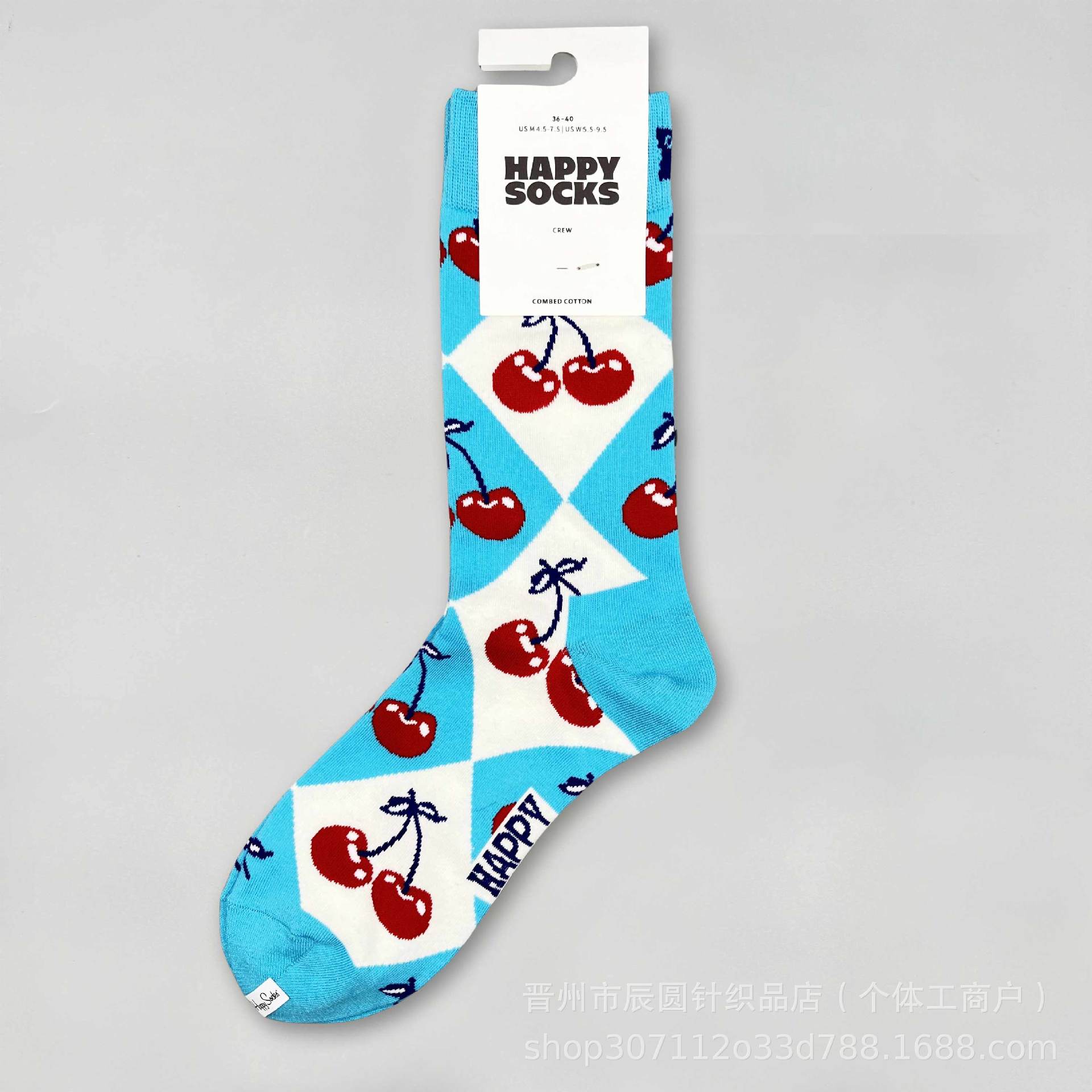 happysocks suecos calcetines de moda damas in-mode versátil animación calcetines de algodón de cintura alta al por mayor