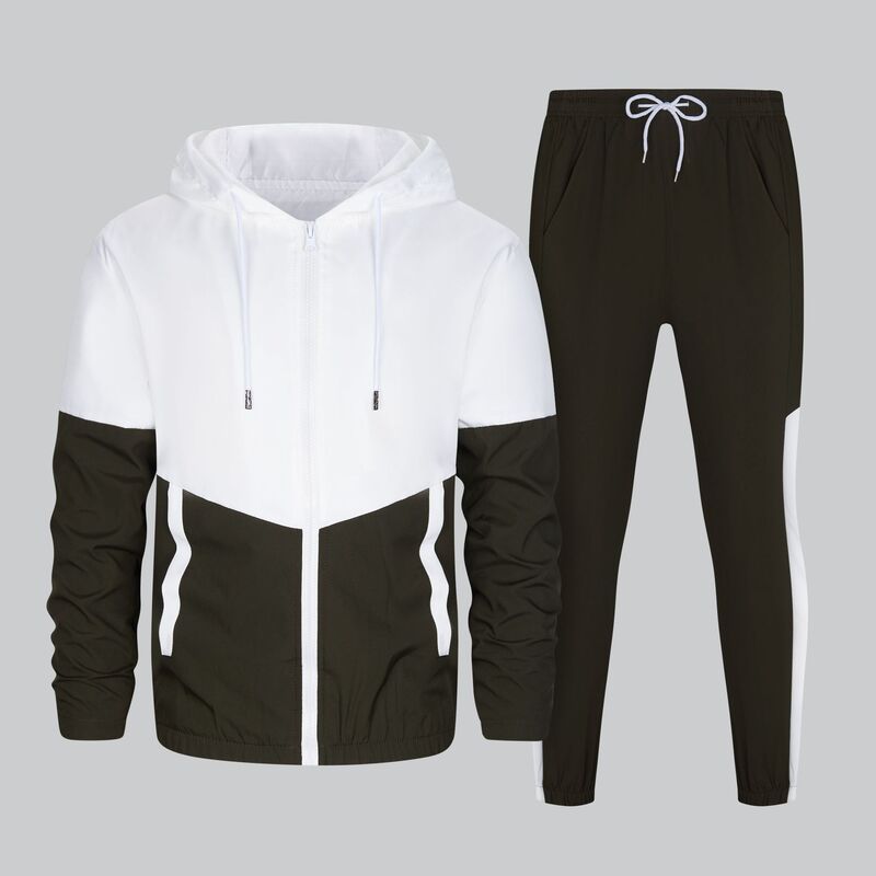 Sports suit Men's Spring and Autumn New Sweatshirt Running Casual Sportswear suit Men's and Women's Couple Coat Clothes