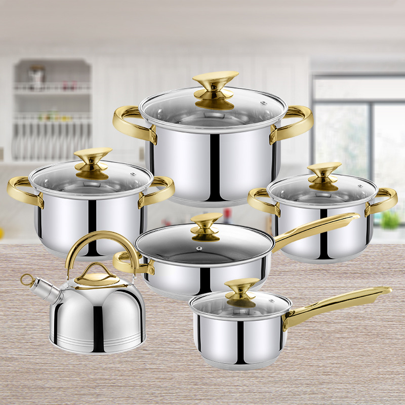 Juego de seis piezas de cocinas con hervidor de agua de Jiangmen (Jiangmen) Hardware Co., Ltd.