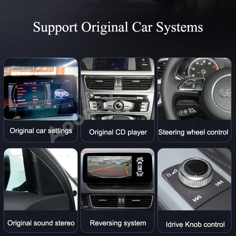 Suitable for Audi A8 A8L D4 Android High-Definition Large-Screen Modified Dvd Central Control Navigation Player All-In-One Machine