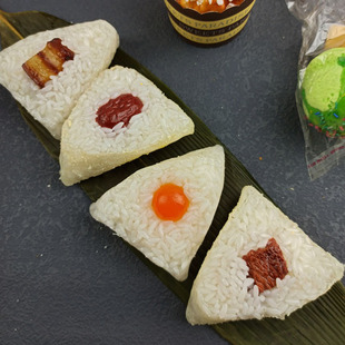 Zongzi Model Grain Ornaments Props Dragon Boat Festival Fake Artificial Zongzi String Pendant Model Decorative Zongzi