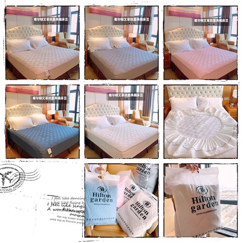 Hilton Garden Inn quilted bed sheet Simmons bed cover mugwort bed sheet mattress cover exclusively for cross-border supply