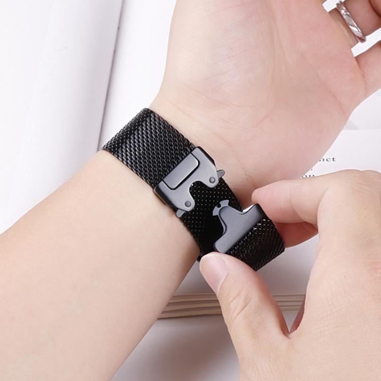 xDfind Milannis para paracaídas correa para Amazfit T-Rex3 pulsera de metal de acero inoxidable