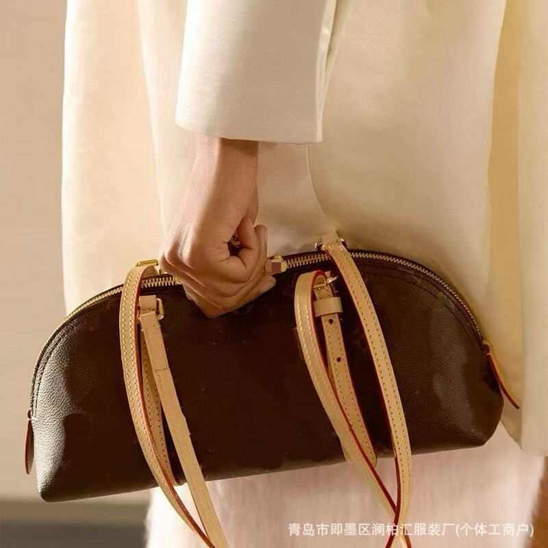 25 New Models of Hang* Bowling Bags, Retro Fashion Casual Large-Capacity New Handbag Shoulder Bag Shell Bag