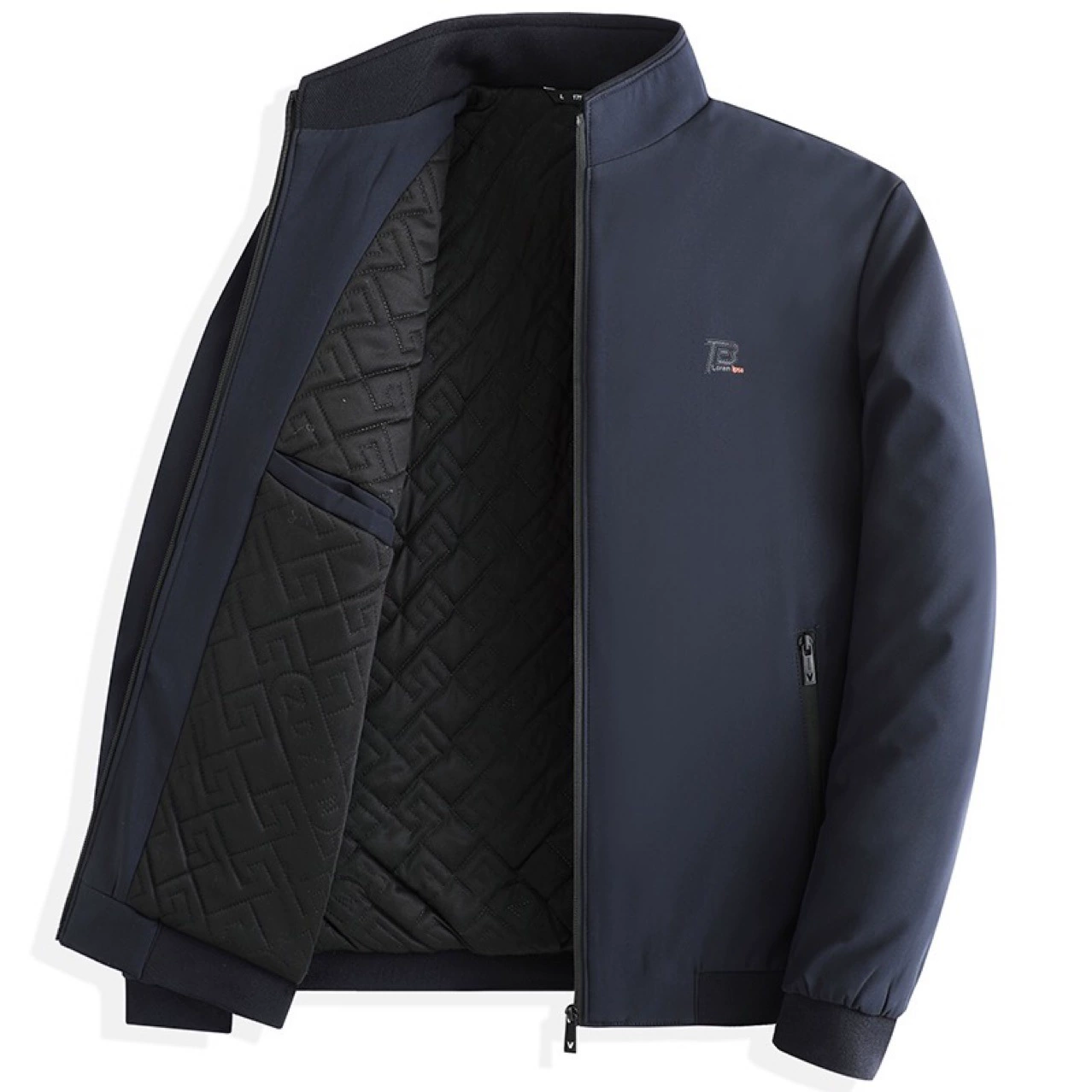 Весенне-летнее тонкое пальто Осенне-зимняя хлопковая куртка Повседневная одежда для мужчин среднего и пожилого возраста Верхняя одежда 1628