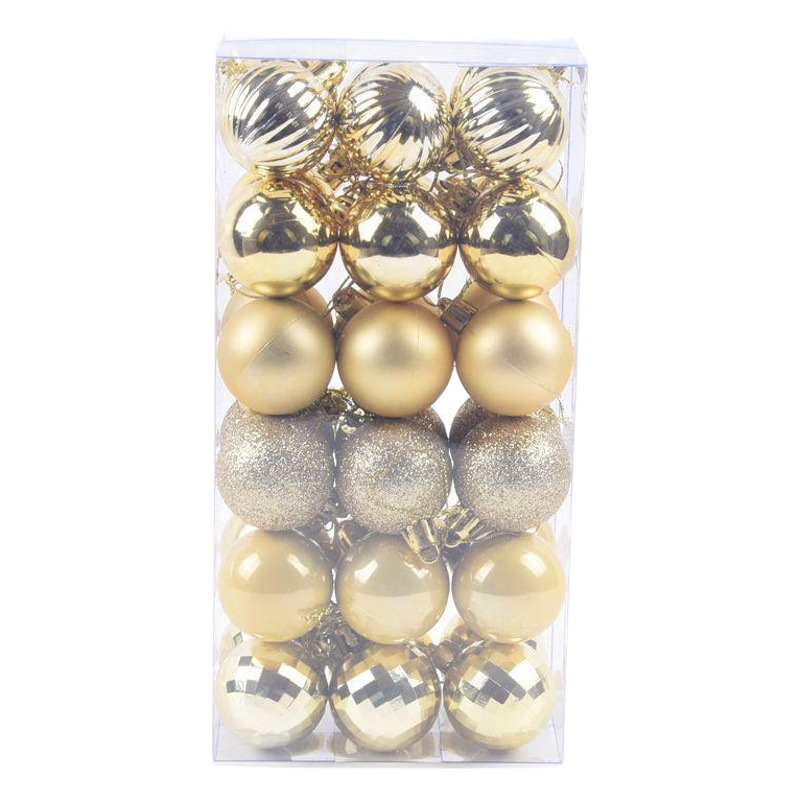 アマゾンは国境を越えて起爆した4 cm36個のクリスマスボールクリスマス装飾クリスマスツリー装飾ペンダント