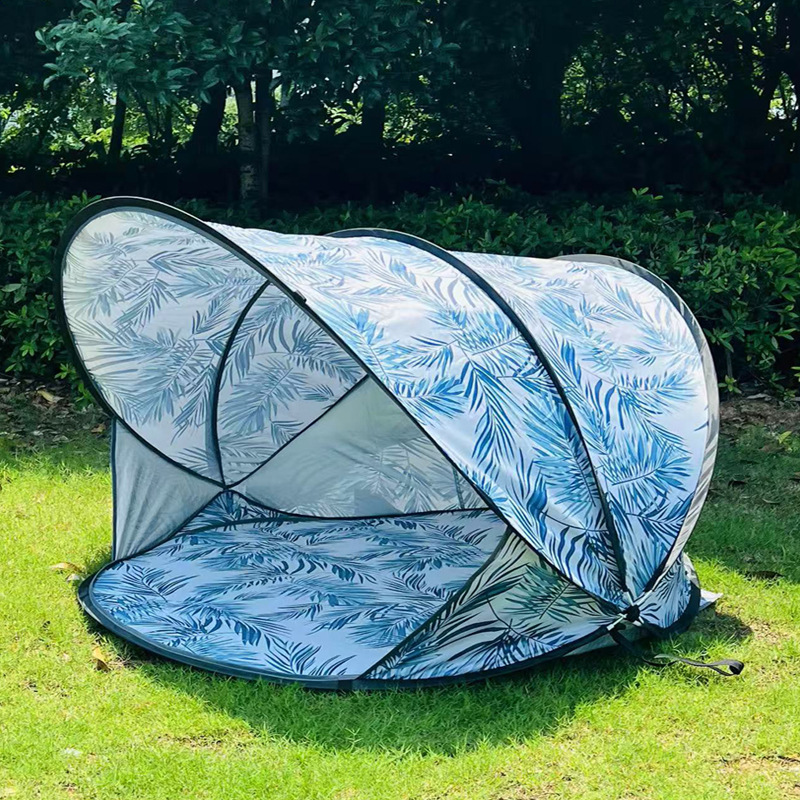 Outdoor Sunshade, Beach Sun Protection, Windproof, Water Play Canopy, Fully Automatic Quick-Opening Picnic Supplies, Folding Beach Tent