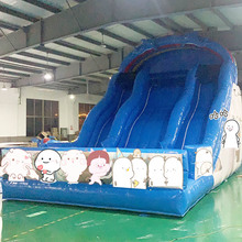 充气陆地大滑梯出口儿童滑梯城堡儿童乐园蹦蹦床大滑梯蹦床跳床