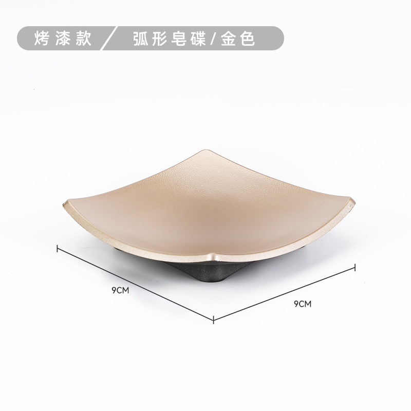 Hotel habitación de huéspedes plástico jabón plato cama y desayuno mesa de baño caja de jabón plato de jabón curvado