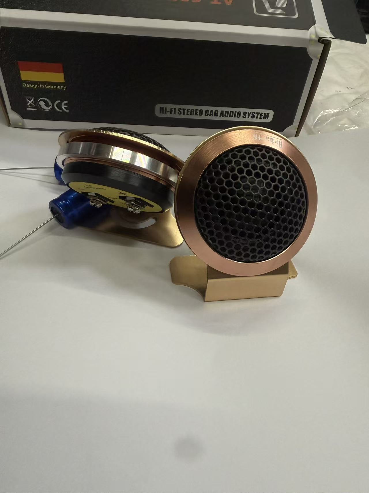 Car audio tweeter imported from Germany AS258 2inch audiophile-grade three-way speaker car tweeter