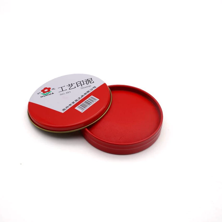 Multifunctional ink pad, tin box, multicoloured cloth, quick dry, wholesale