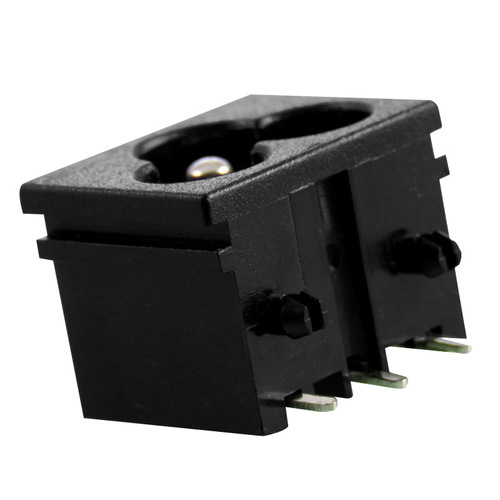 AC power socket for plum blossom seat, three-hole socket for electrical industry, three-pronged common accessories that can be welded 23*18 